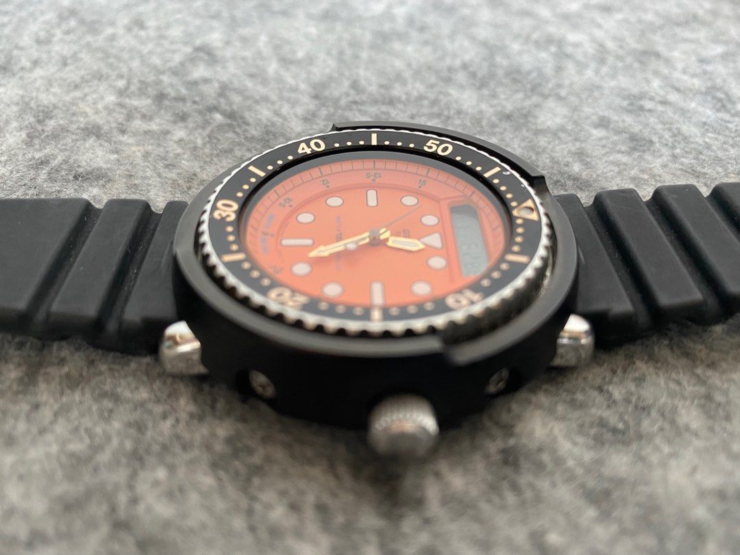 Seiko H558-500A Orange Arnie Ana-digi Diver, Men's Fashion, Watches &  Accessories, Watches on Carousell