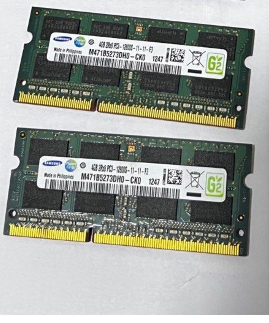 Selling DDR3 12800 laptop ram 4gb each