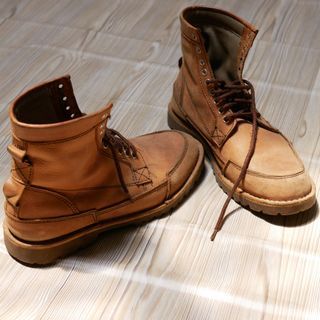 Sepatu kulit boots koku footwear kratos tan coklat muda