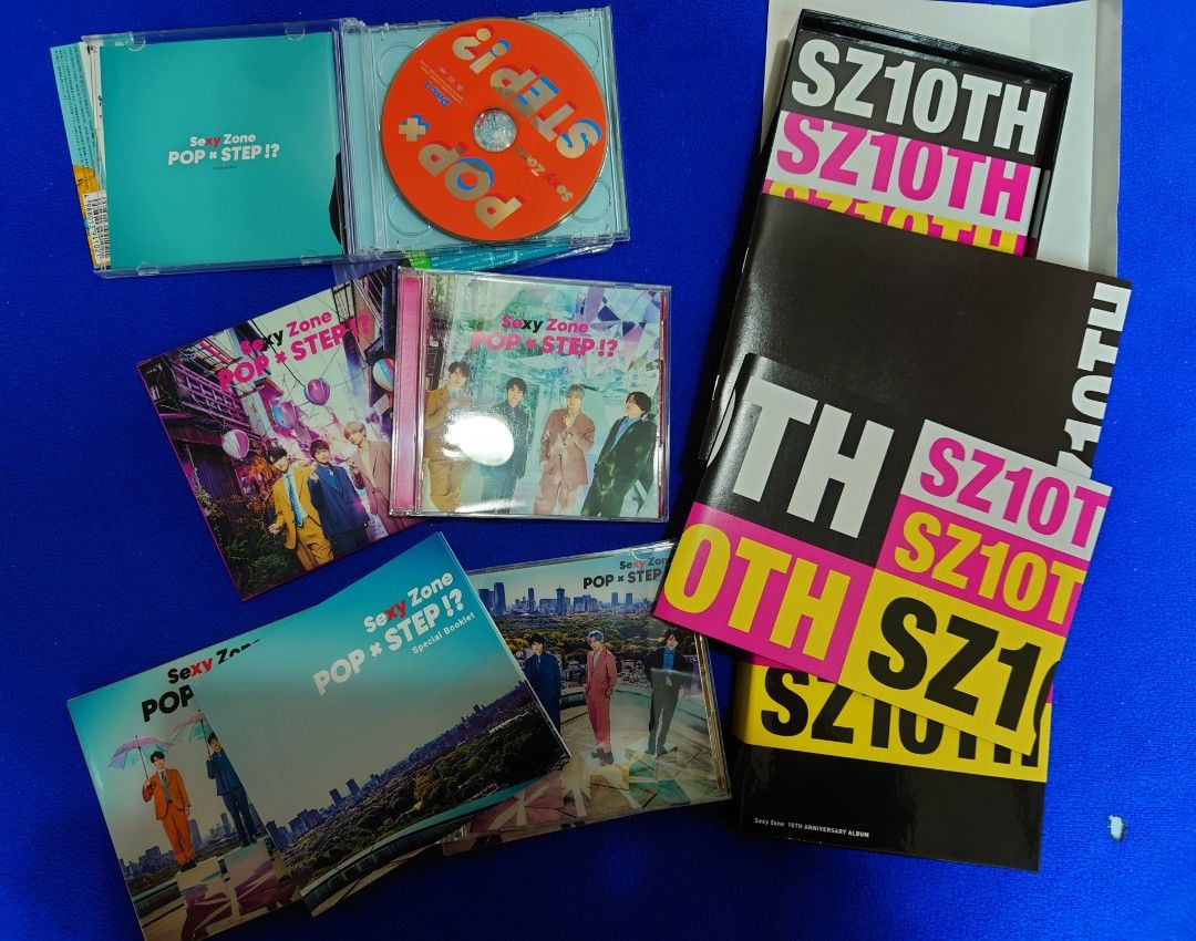 Sexy zone cd dvd 日版single album pop step sz10th blu-ray