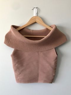 SHEIKE Off the Shoulder Blush Top Size S