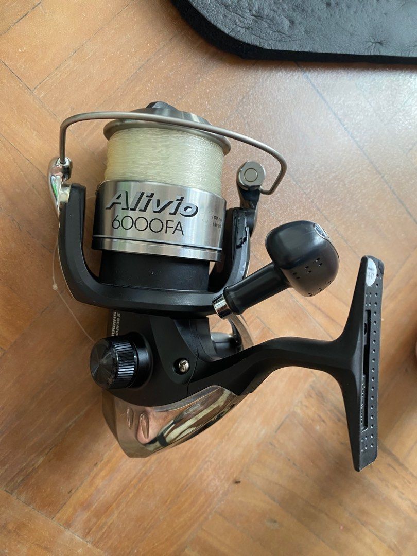 Shimano Alivio 6000FA salt water fishing reel, Sports Equipment