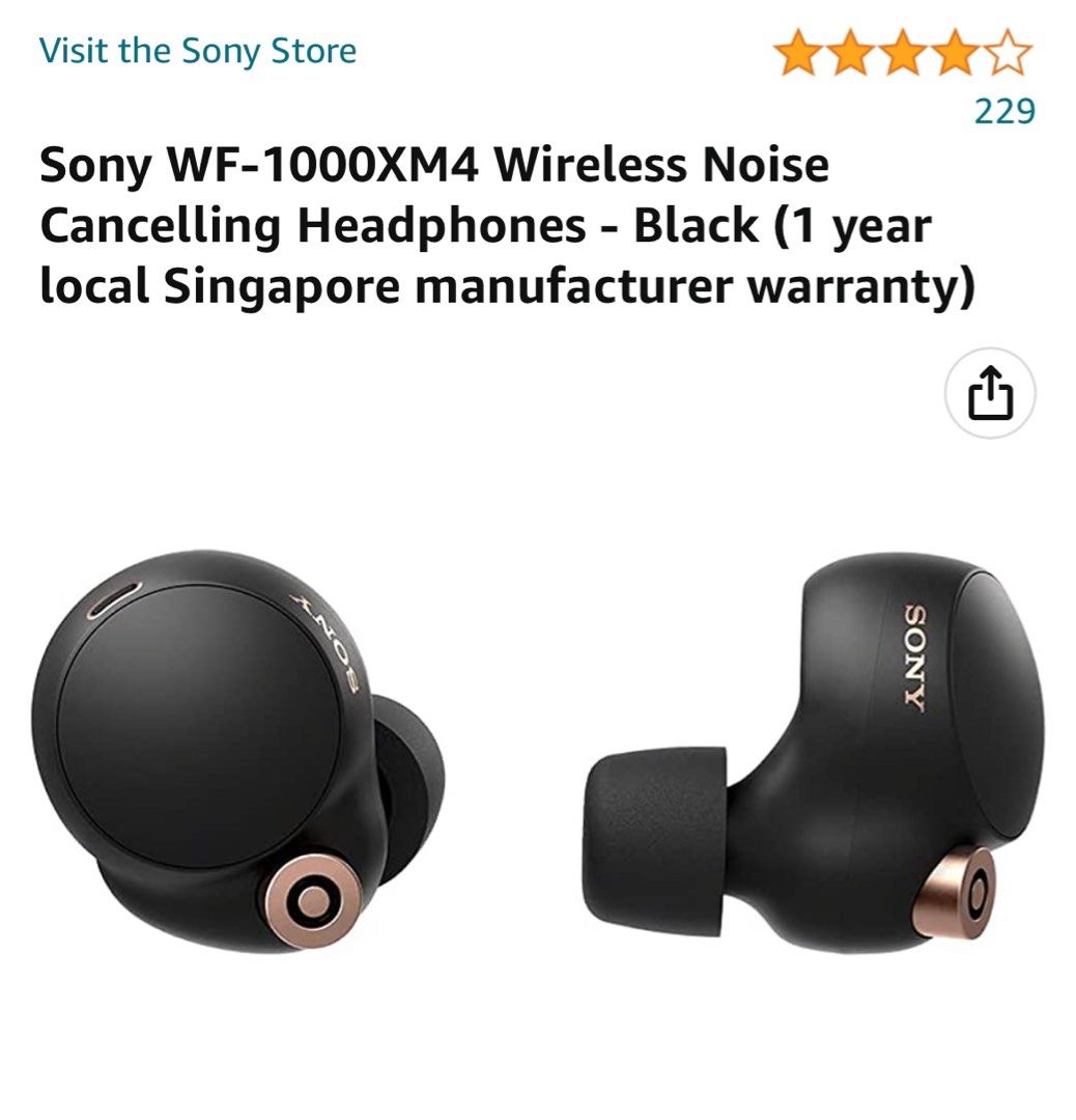 sony wf1000xm4, Audio, Earphones on Carousell