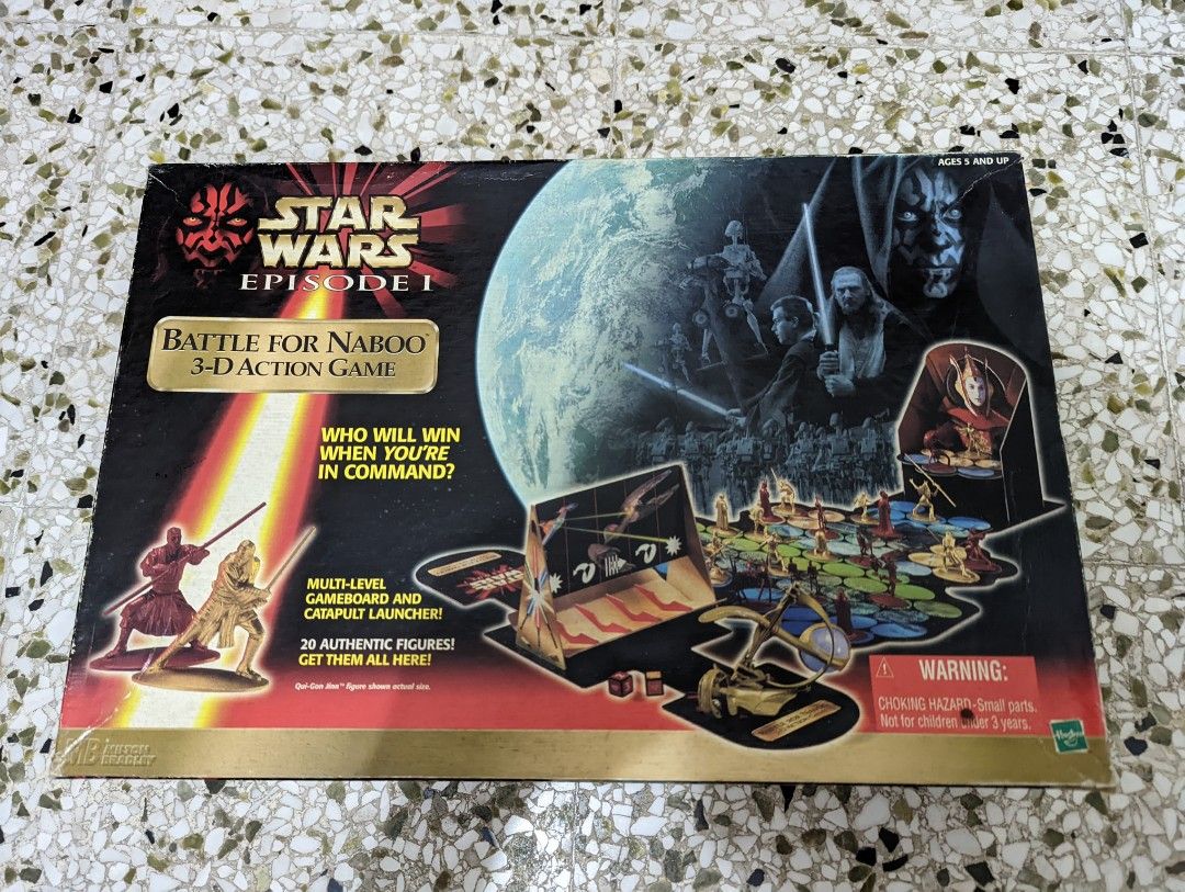 Star wars battle for naboo board game Hasbro episode 1