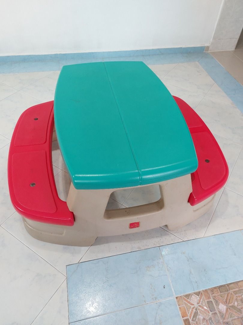 Step 2 picnic table, Babies & Kids, Baby Nursery & Kids Furniture, Kids ...