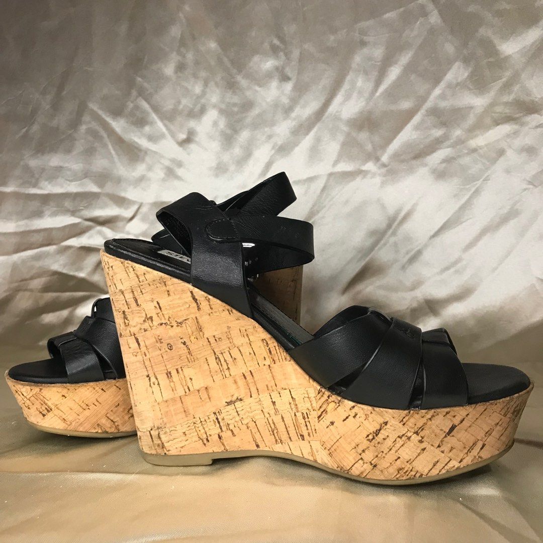 Steve madden ankle strap wedge sale