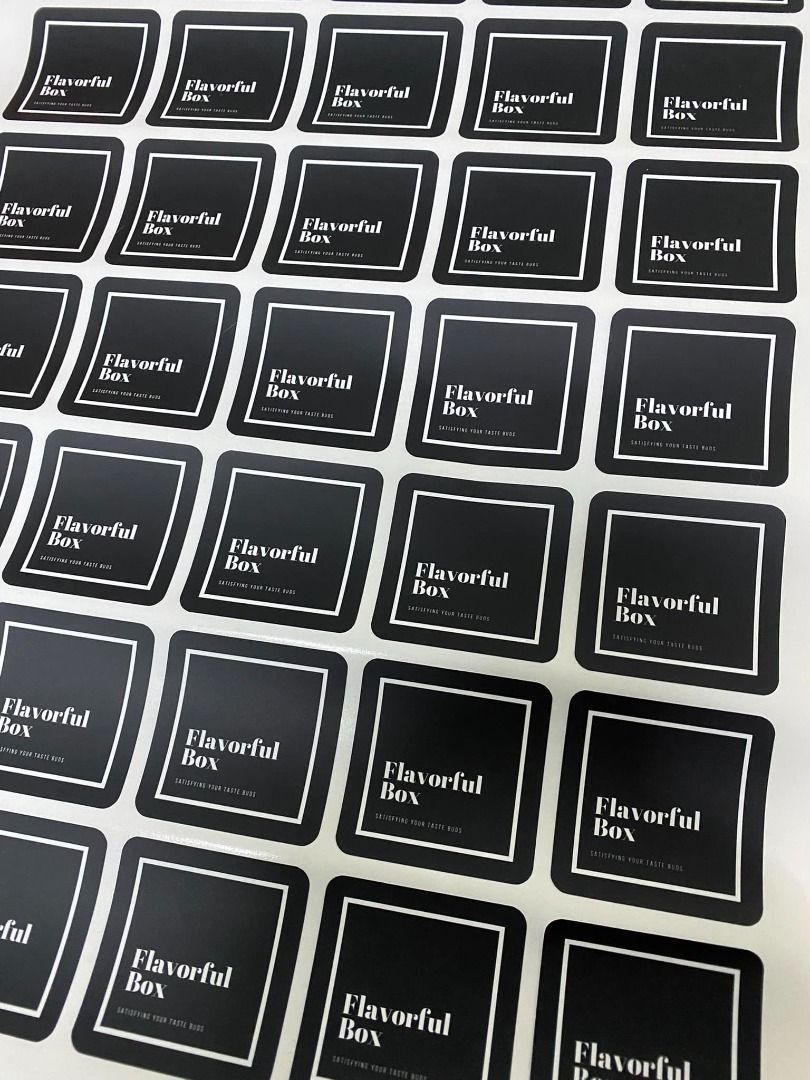 100pcs CHEAP Sticker printing services Customised stickers/logo