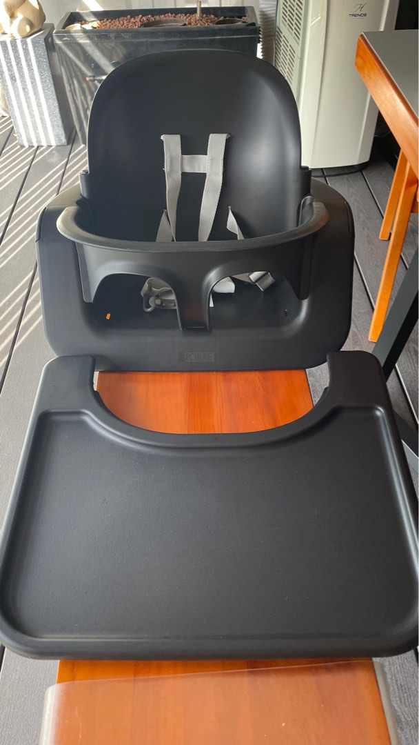 Stokke steps baby set sales black