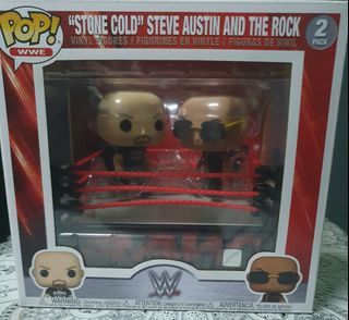 Stone cold vs the rock Funko