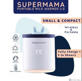 Supermama Smart Portable Milk Warmer 2.0