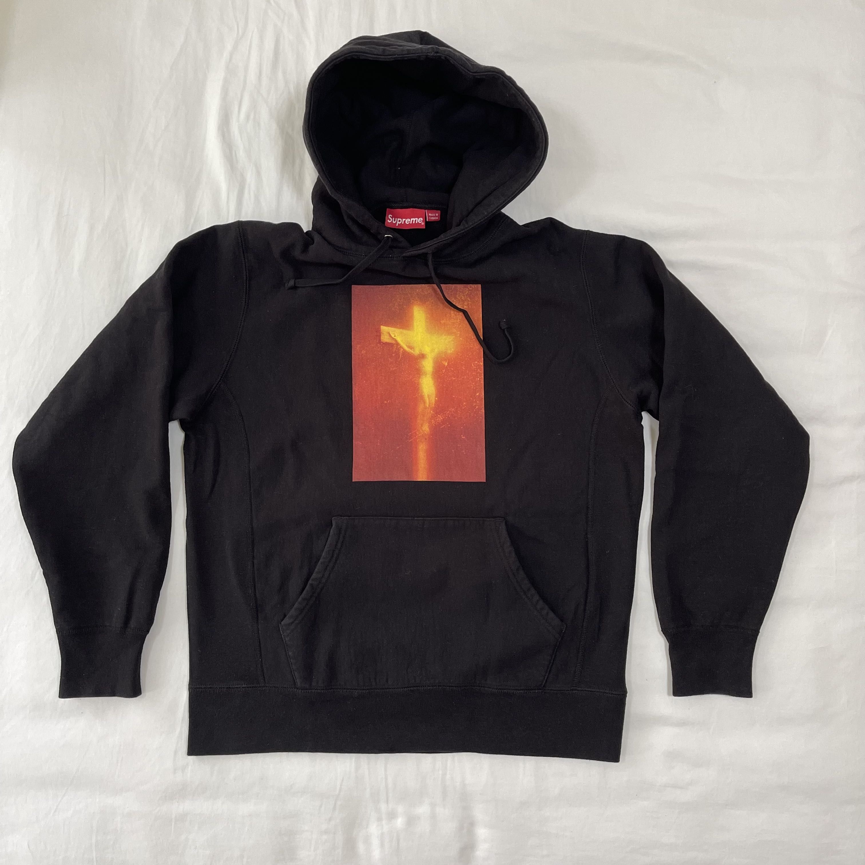 Sサイズ piss christ hooded sweatshirt 黒