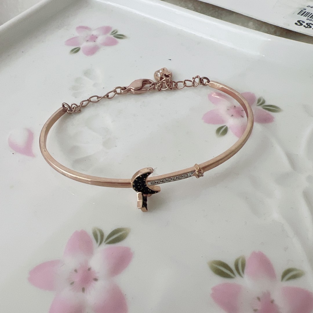 Swarovski duo deals moon bangle