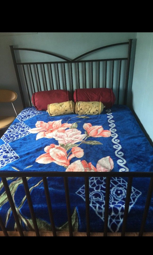 Sweden Wrought Iron Bed Frame, Furniture & Home Living, Furniture, Bed