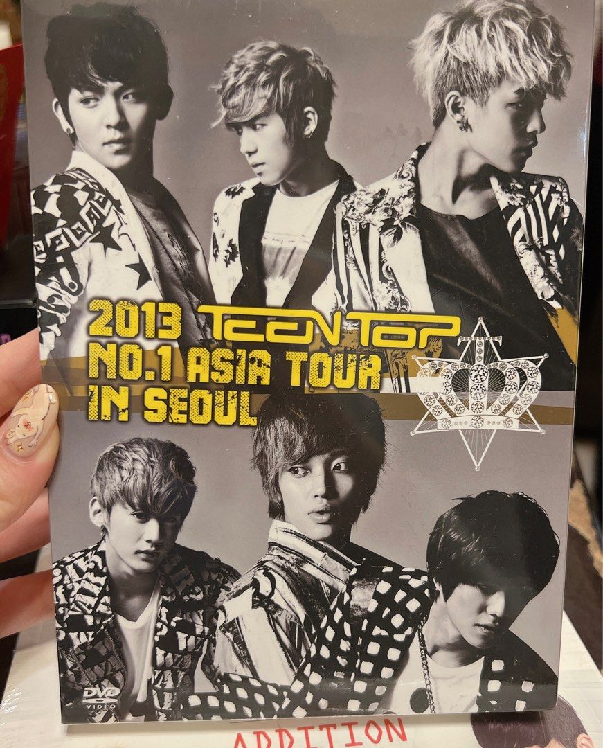韓團TEEN TOP 2013 NO.1 ASIA TOUR IN SEOUL DVD 日版全新未拆封, 興趣  