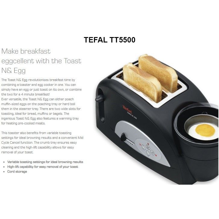Tefal Toast n' Egg Maker, TV & Home Appliances, Kitchen Appliances