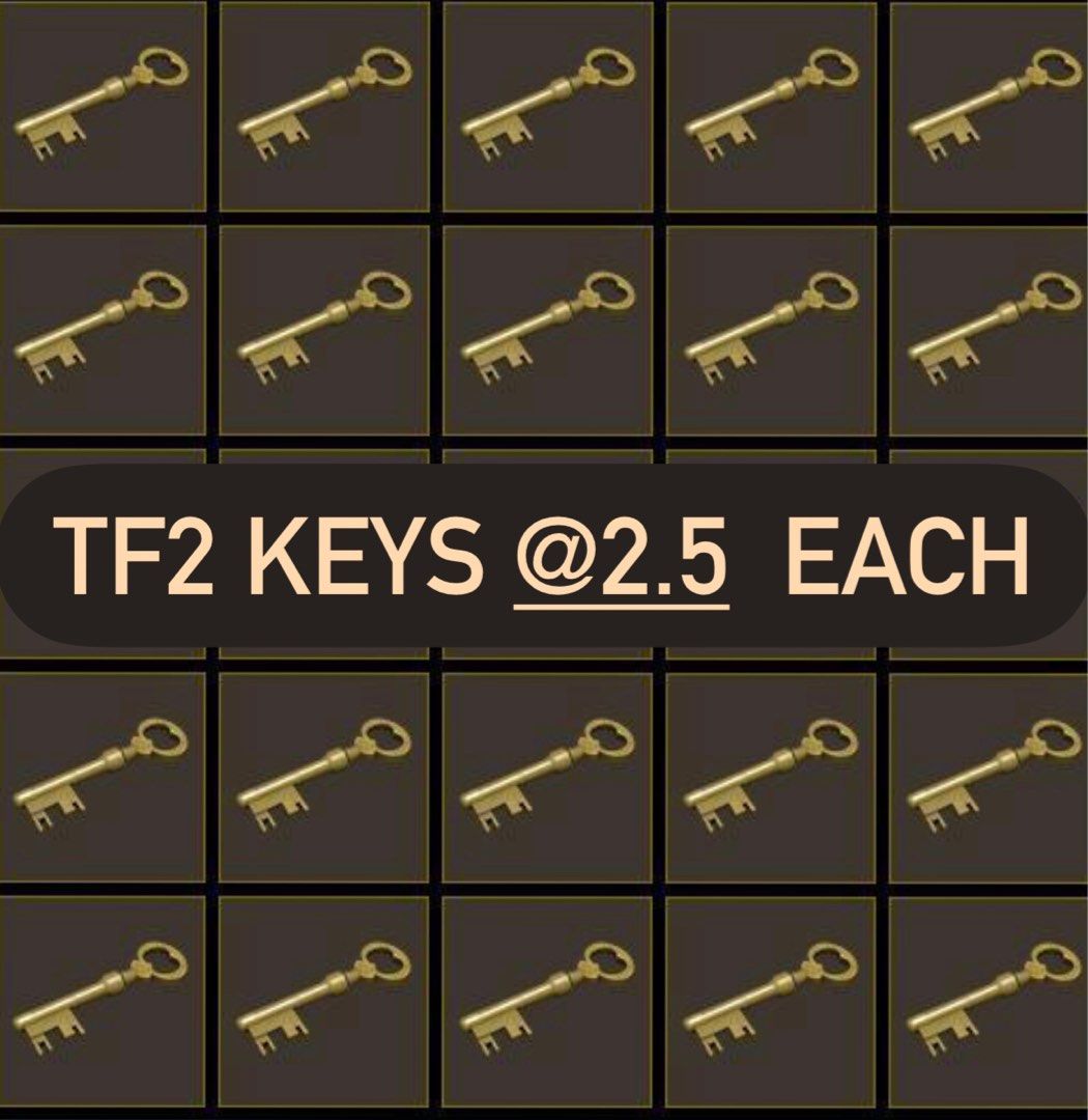 TF2 Keys [InStock], Video Gaming, Gaming Accessories, InGame Products on Carousell
