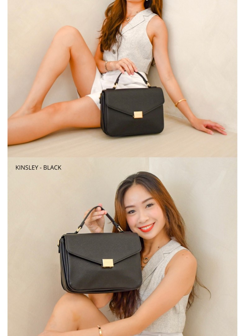 Kinsley crossbody bag black Clearance