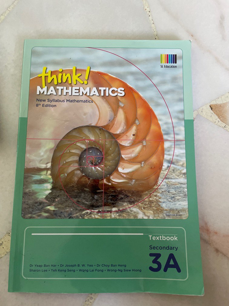 think! Mathematics 3A textbook, Hobbies & Toys, Books & Magazines ...
