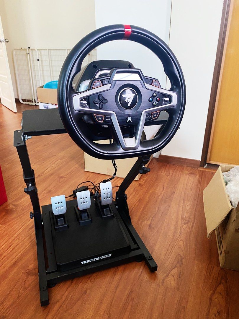 Thrustmaster T248 XBOX/PC Steering Wheel And Pedal with Box, Video Gaming,  Gaming Accessories, In-Game Products on Carousell