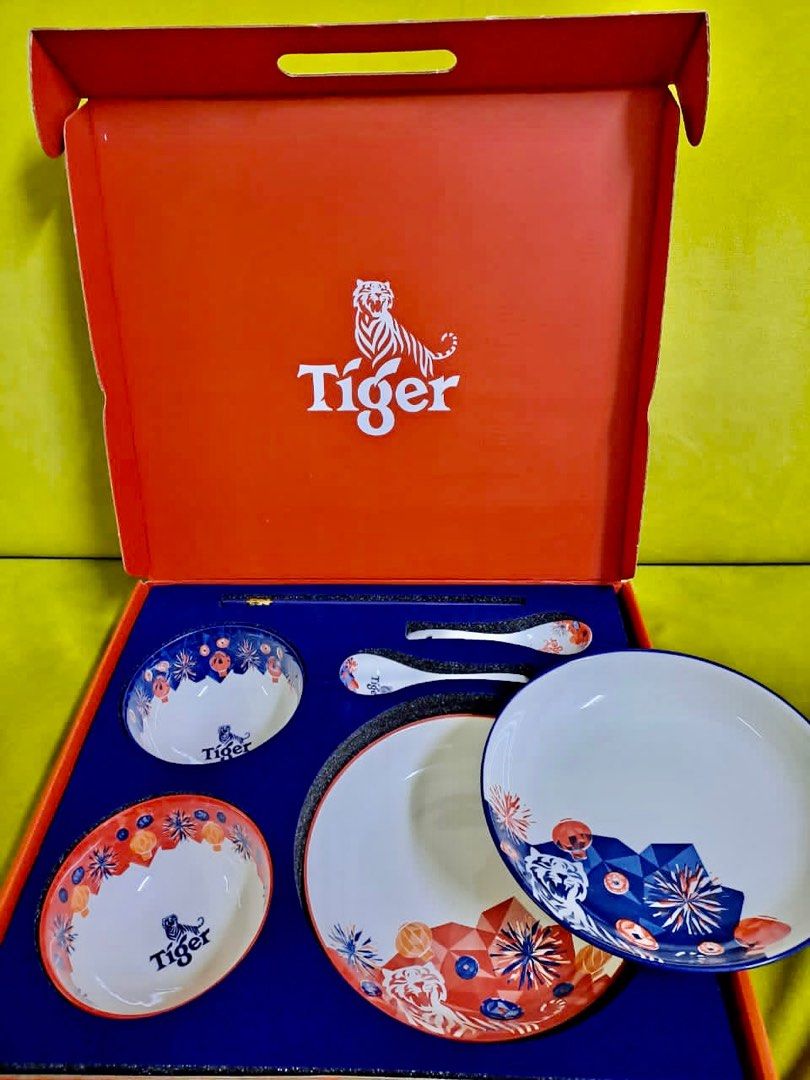 Tiger Bowl Set CNY 2024, Furniture & Home Living, Kitchenware
