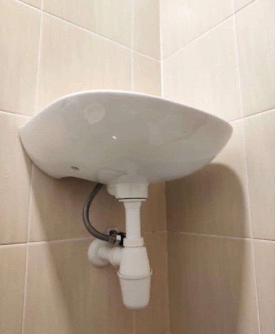 Toilet Sink / Basin Complete Set, Furniture & Home Living, Bathroom