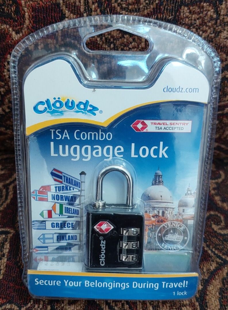 Cloudz luggage lock 2025