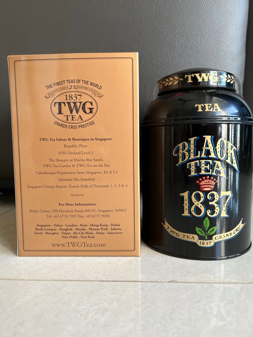 TWG Black Tea 1837 Loose Tea, Food & Drinks, Beverages on Carousell