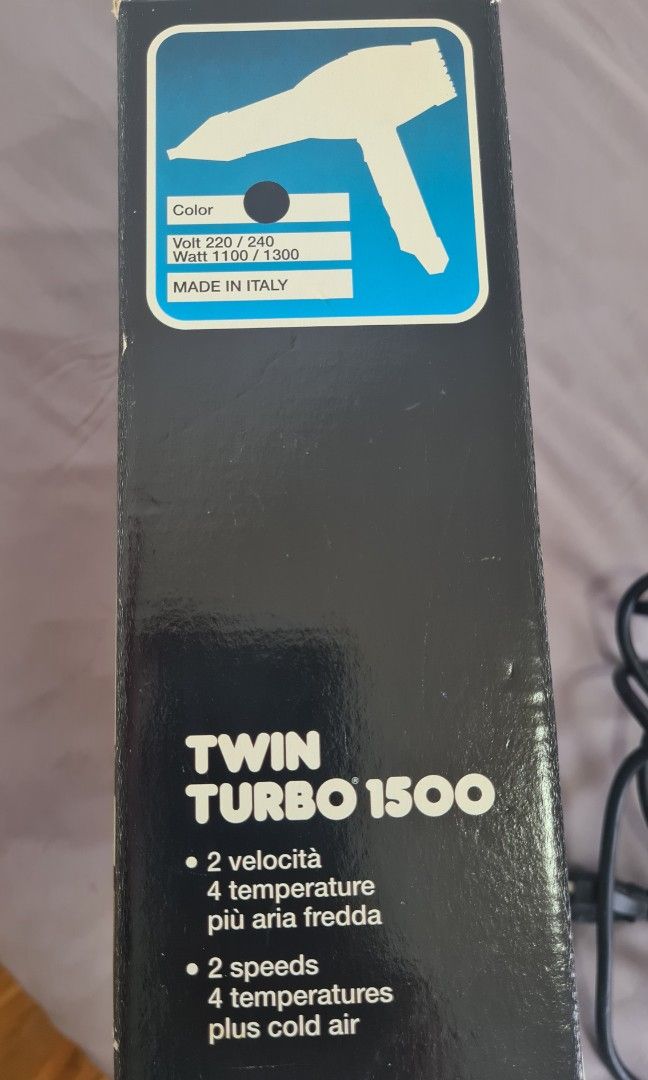 Twin turbo 1500 hair dryer, Beauty & Personal Care, Hair on Carousell