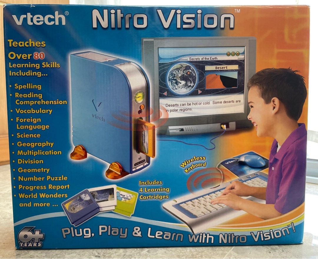 FREE Two educational videogame console VTech bundle Nitro