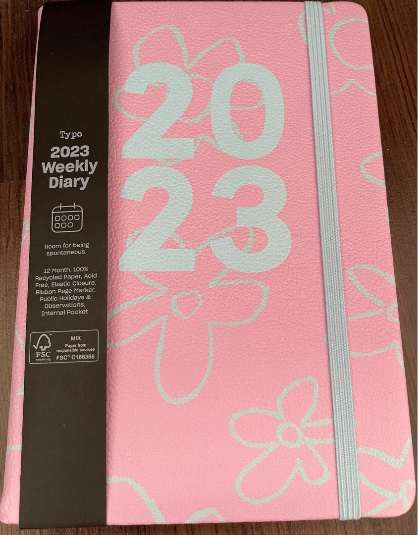 TYPO 2023 WEEKLY PLANNER, Hobbies & Toys, Stationery & Craft