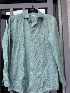 Uniqlo Green Long Sleeves Polo Small