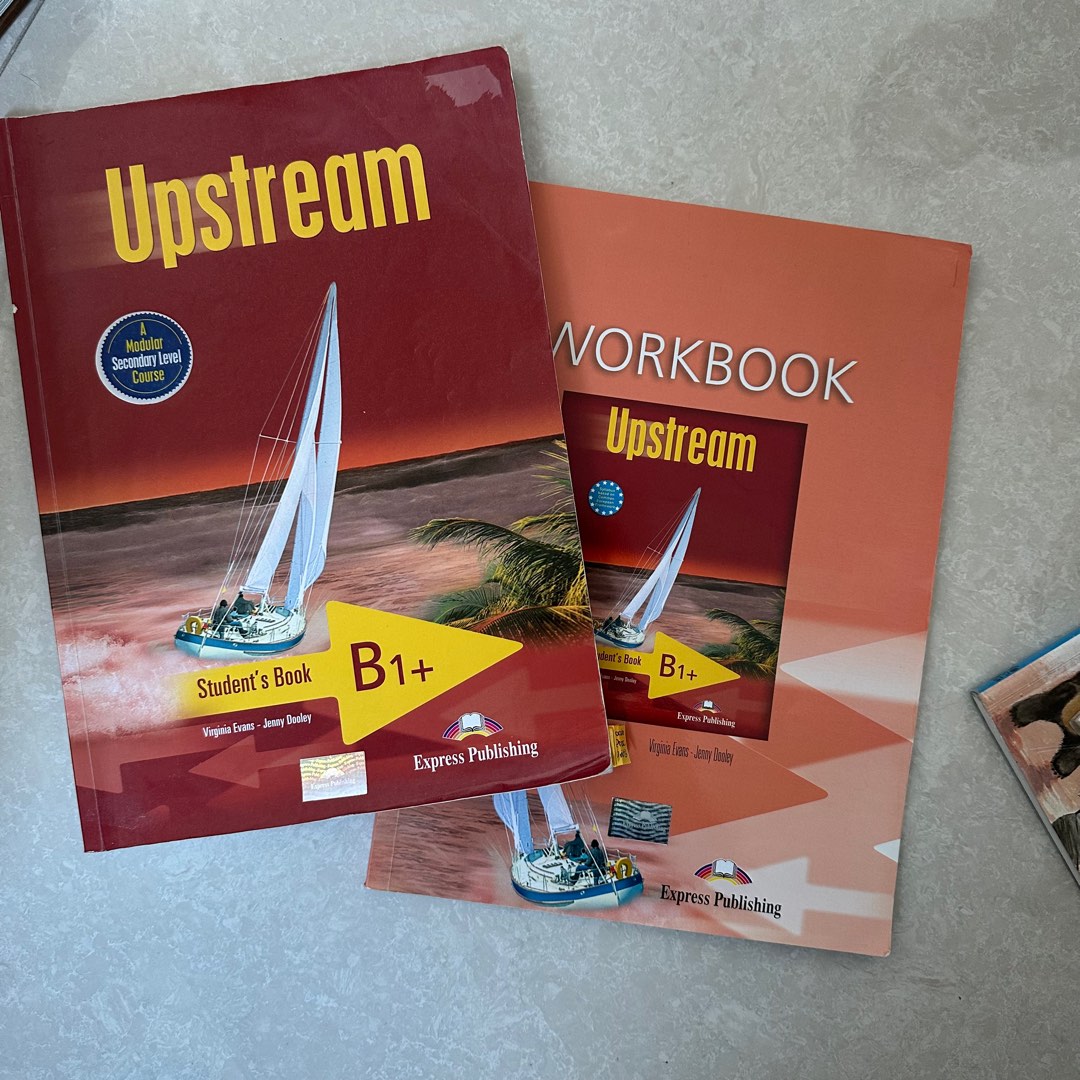upstream students book B1+ and workbook, 興趣及遊戲, 書本 & 文具, 教科書 - Carousell