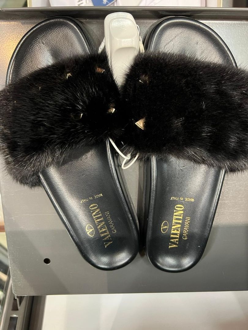 Valentino mink sandals cheap