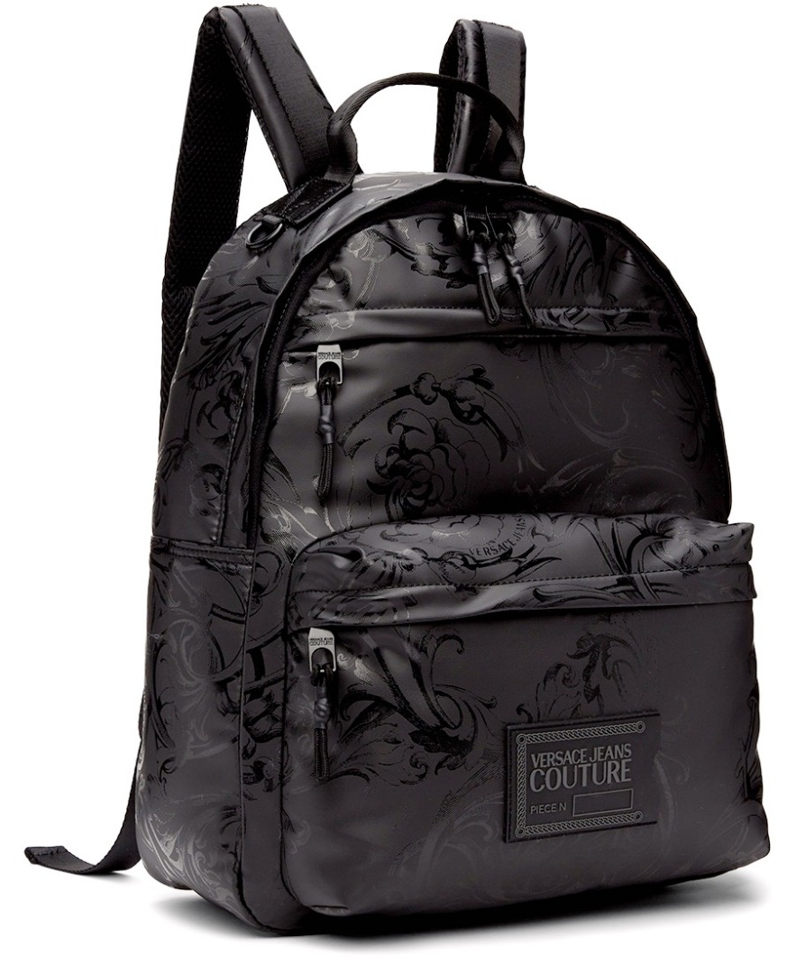 Versace Jeans Couture Unisex Baroque Print Cordura Backpack Men s