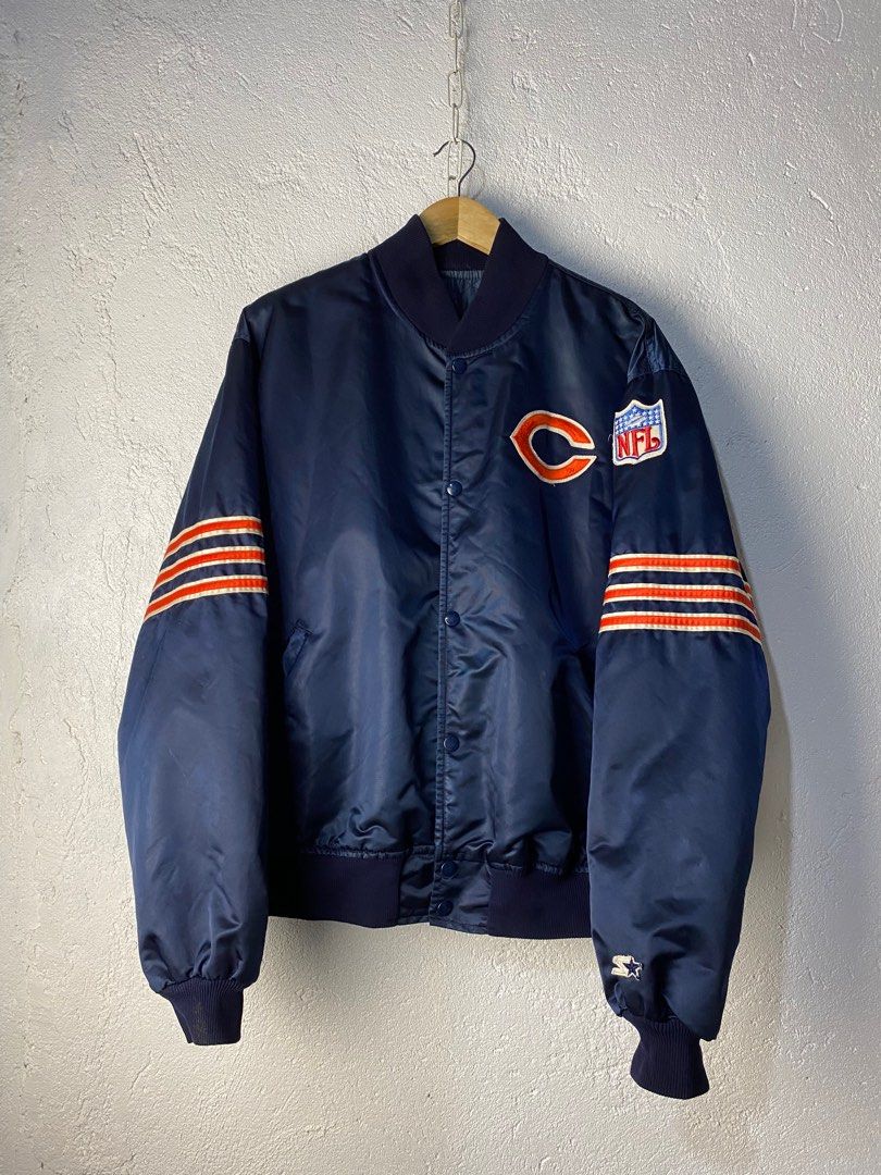 Vintage NFL Chicago Bears Starter Varsity Jacket, Men's Fashion