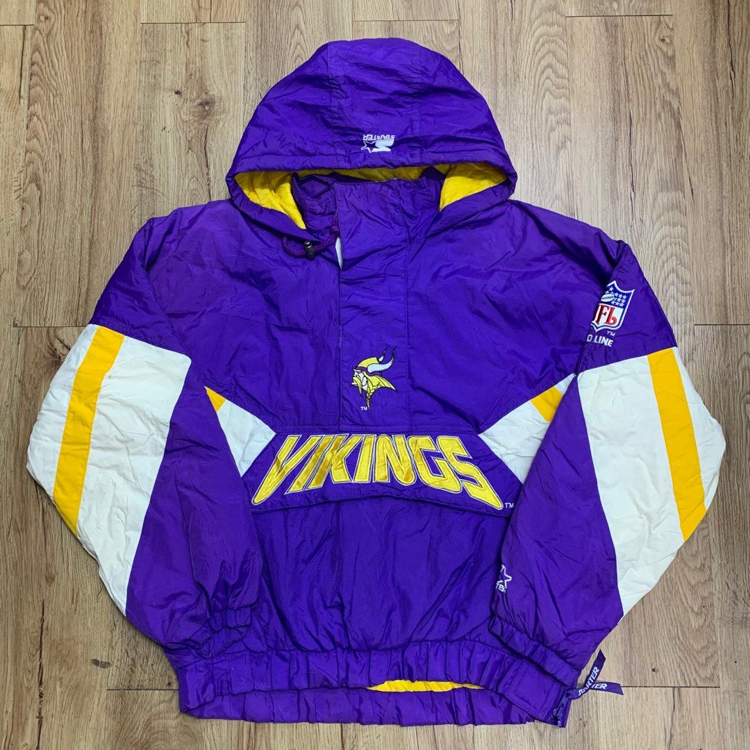 Vintage vikings starter best sale jacket