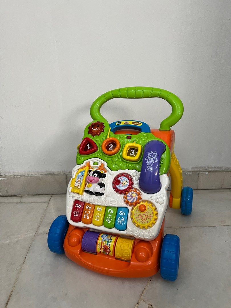 VTech Sit to Stand Learning Walker Babies Kids Infant Playtime