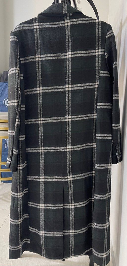 Warehouse checked coat sale