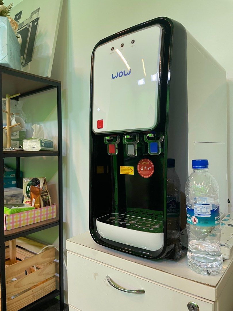 Water dispenser cheap links to tap hot cold water drinks, TV & Home