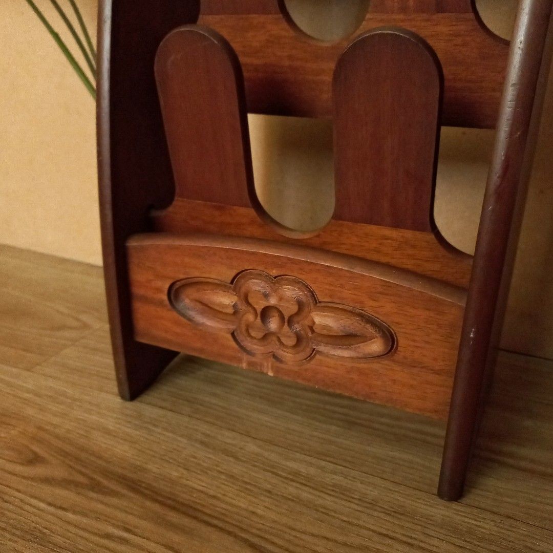 Wooden slipper rack, Furniture & Home Living, Home Improvement ...