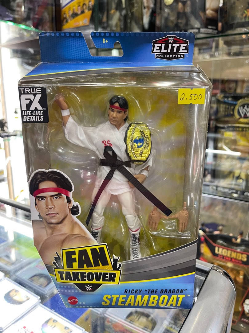 WWE Mattel Elite Ricky Steamboat, Hobbies & Toys, Toys & Games on Carousell