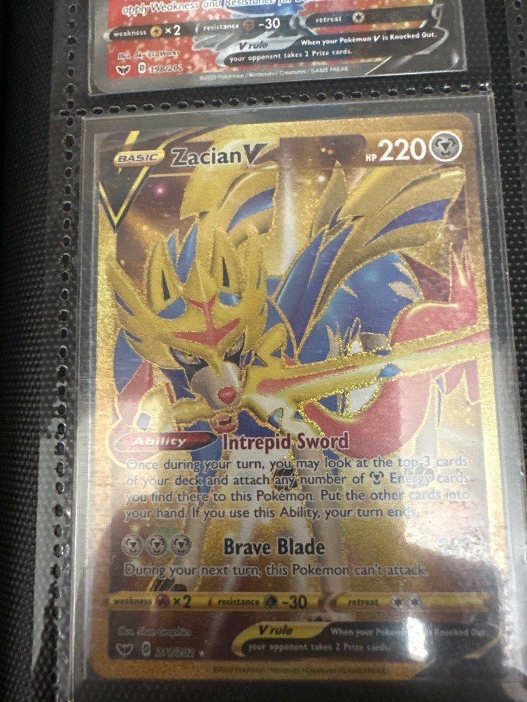 gold zacian pokemon card Poliwhirl main image 0