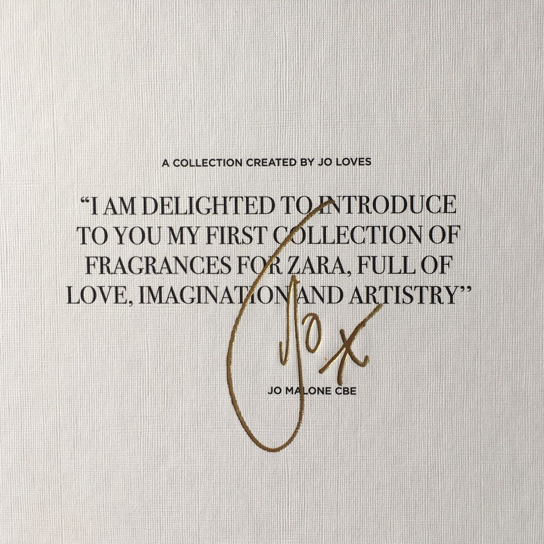 Zara Emotions Collector Set x Jo Malone (6 x 40ml Eau de Parfum