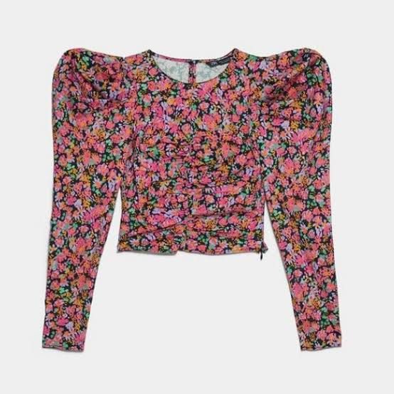 Zara Floral Neon Bodysuit, Women's Fashion, Tops, Other Tops on Carousell