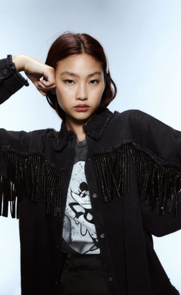 Zara cheap tassel jacket