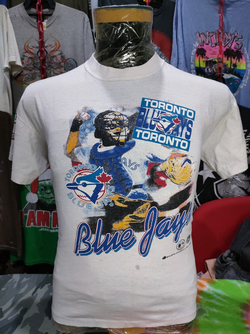 Vintage Toronto Blue Jays Bulletin MLB Baseball Blue T-shirt 