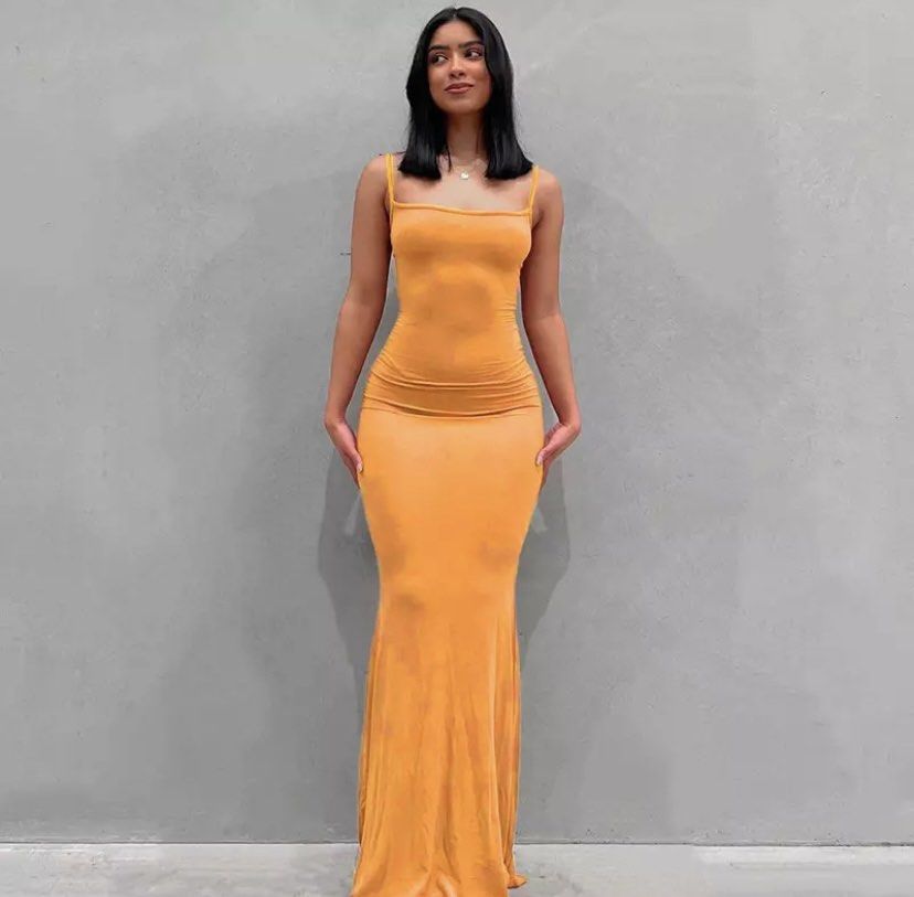 TikTok found a $40  dress that's similar to SKIMS' Soft