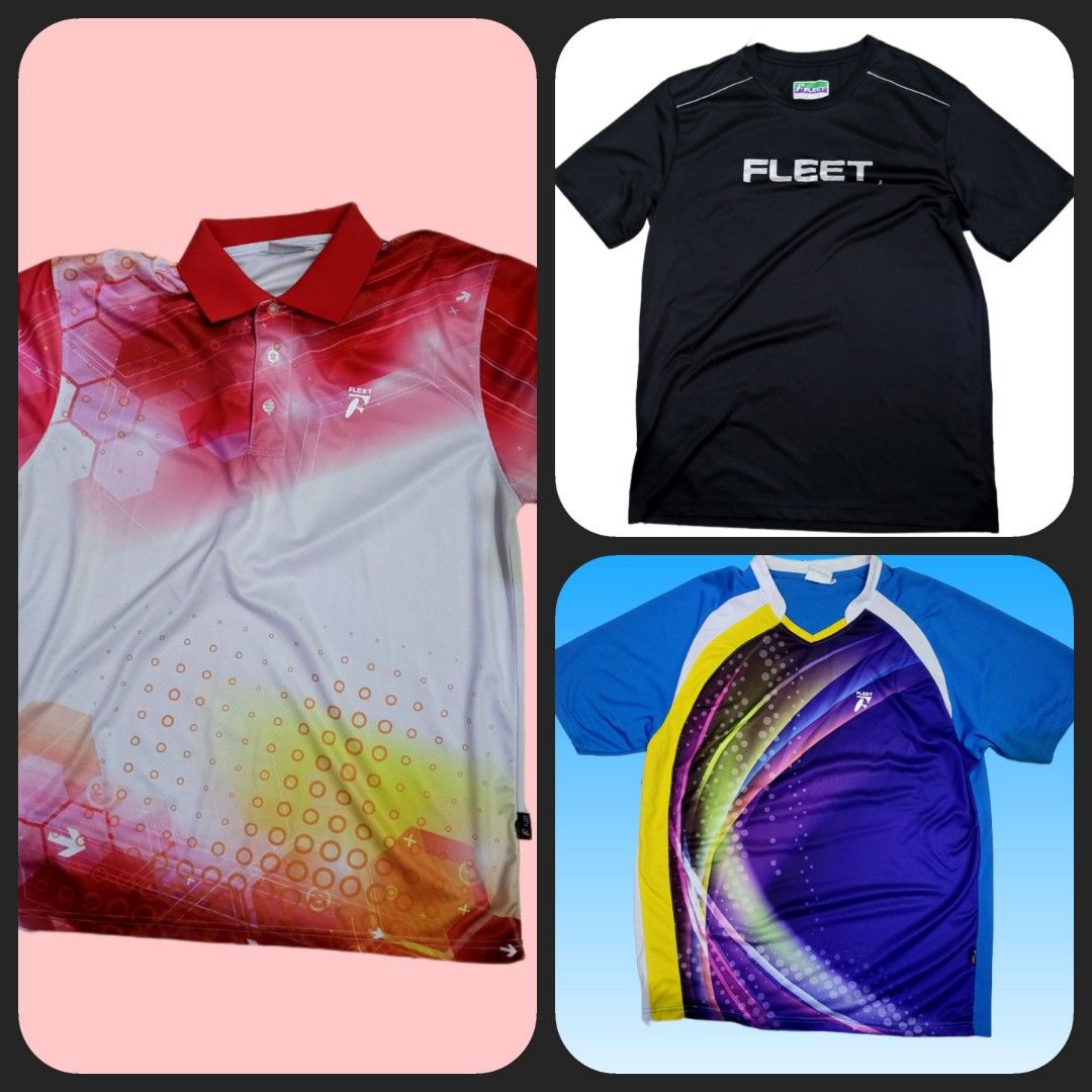 3in1 Felet Badminton Jersey Combo, Men's Fashion, Activewear on Carousell