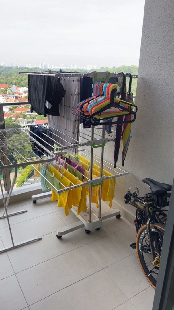 3Tier Korean Clothes drying laundry rack, Furniture & Home Living