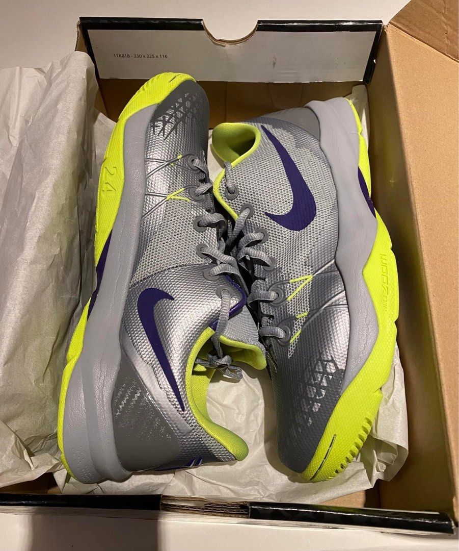 99 NEW NIKE KOBE VENOMENOM 4 XDR Viola Volt Gri Size 9 Men s